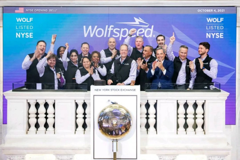 Wolfspeed 纽交所上市高光时刻！