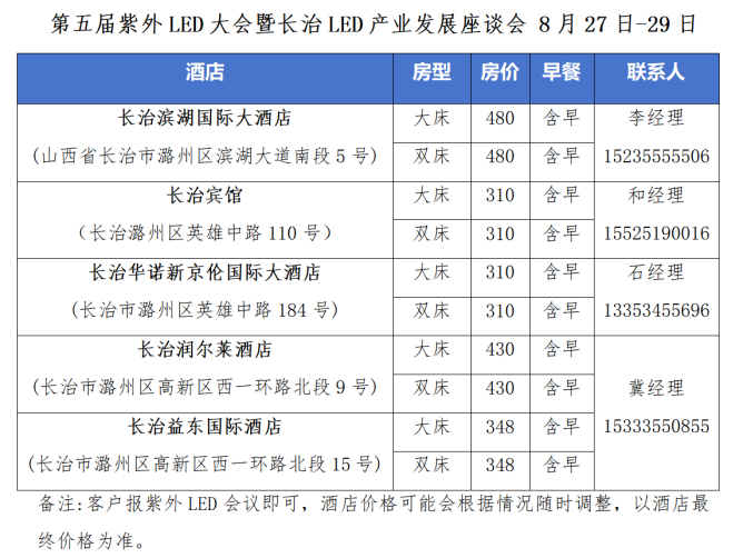 协议酒店价格