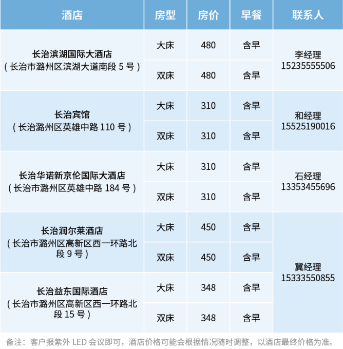 协议酒店价格